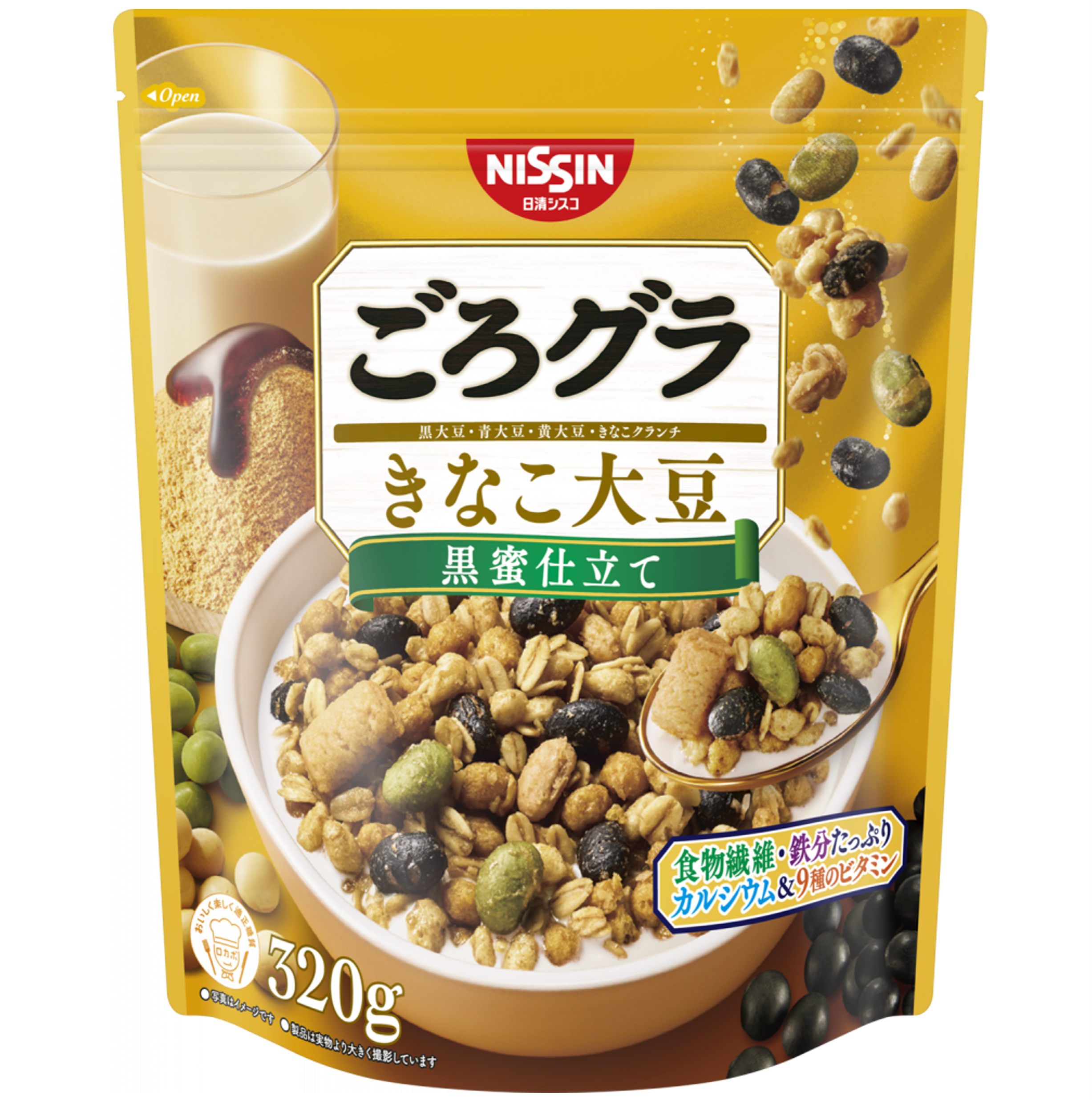 きなこ ごろグラ きなこ大豆 320g – 日清食品グループ オンラインストア