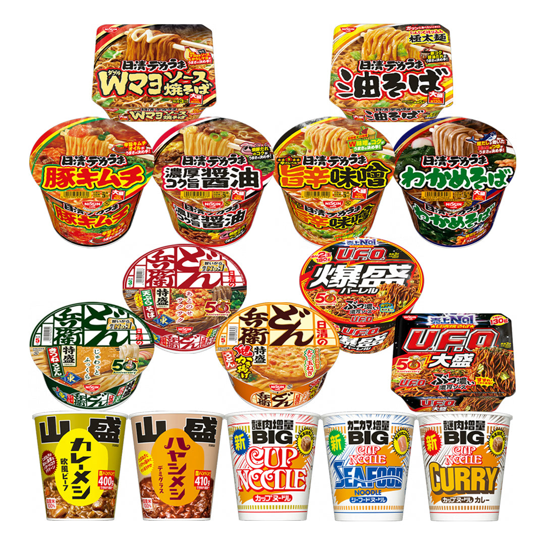 大盛サイズ16食セット(賞味期限：2026年07月30日) – 日清食品グループ