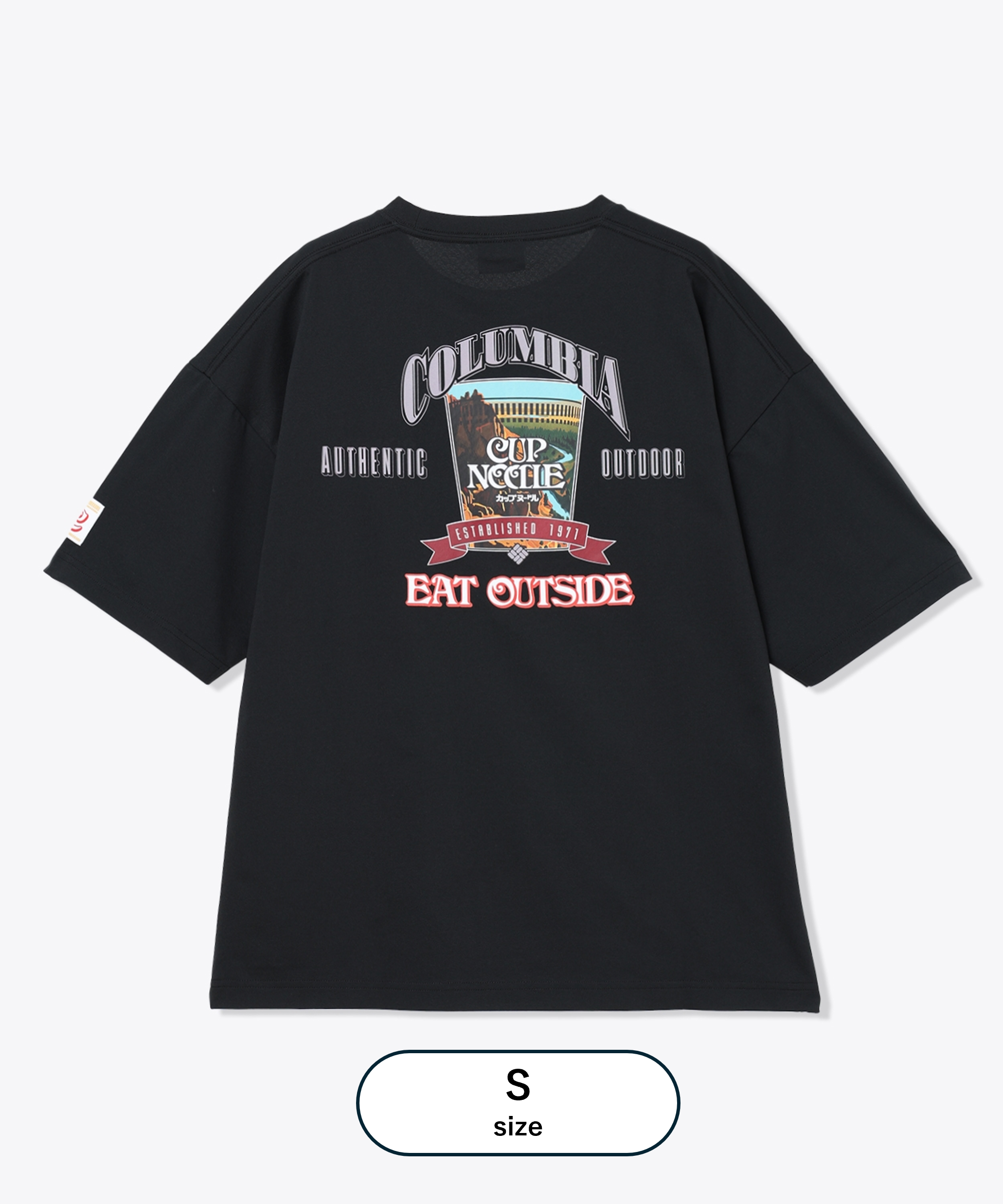 カップヌードル コロンビアコラボTシャツ Basin to Garden. OFZ