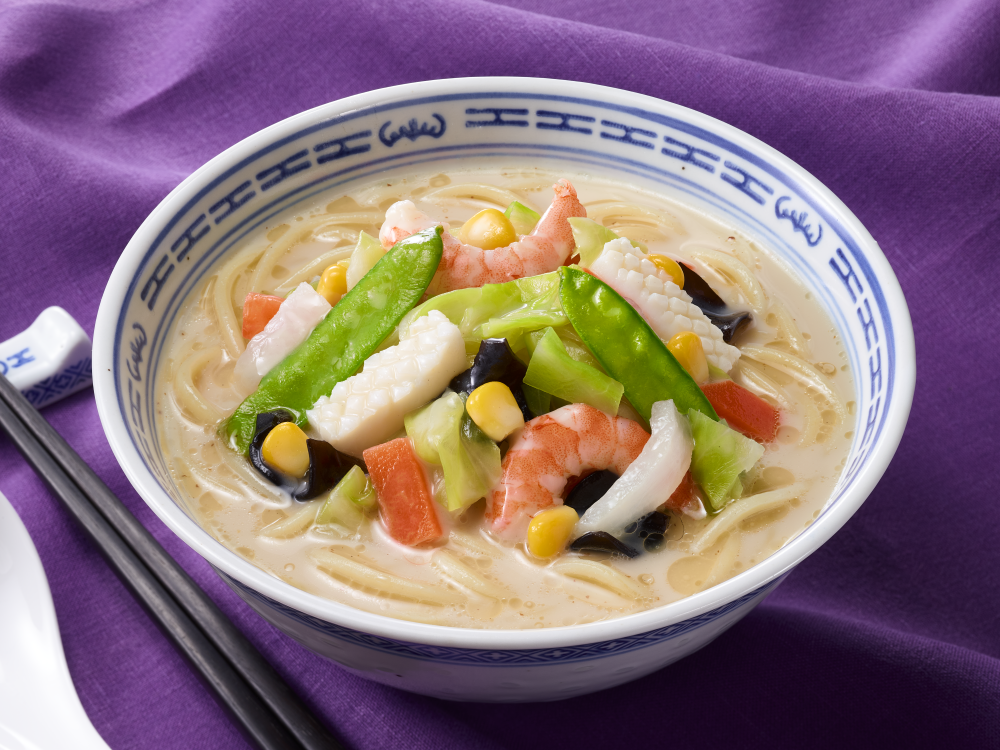 冷凍 完全メシ DELI 濃厚白湯スープのちゃんぽん – 日清食品グループ