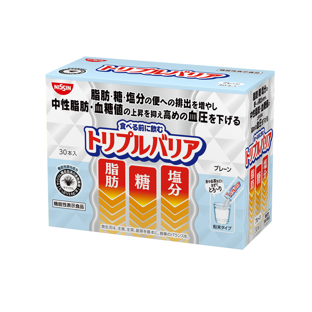 トリプルバリア プレーン 30本入 – 日清食品グループ オンライン