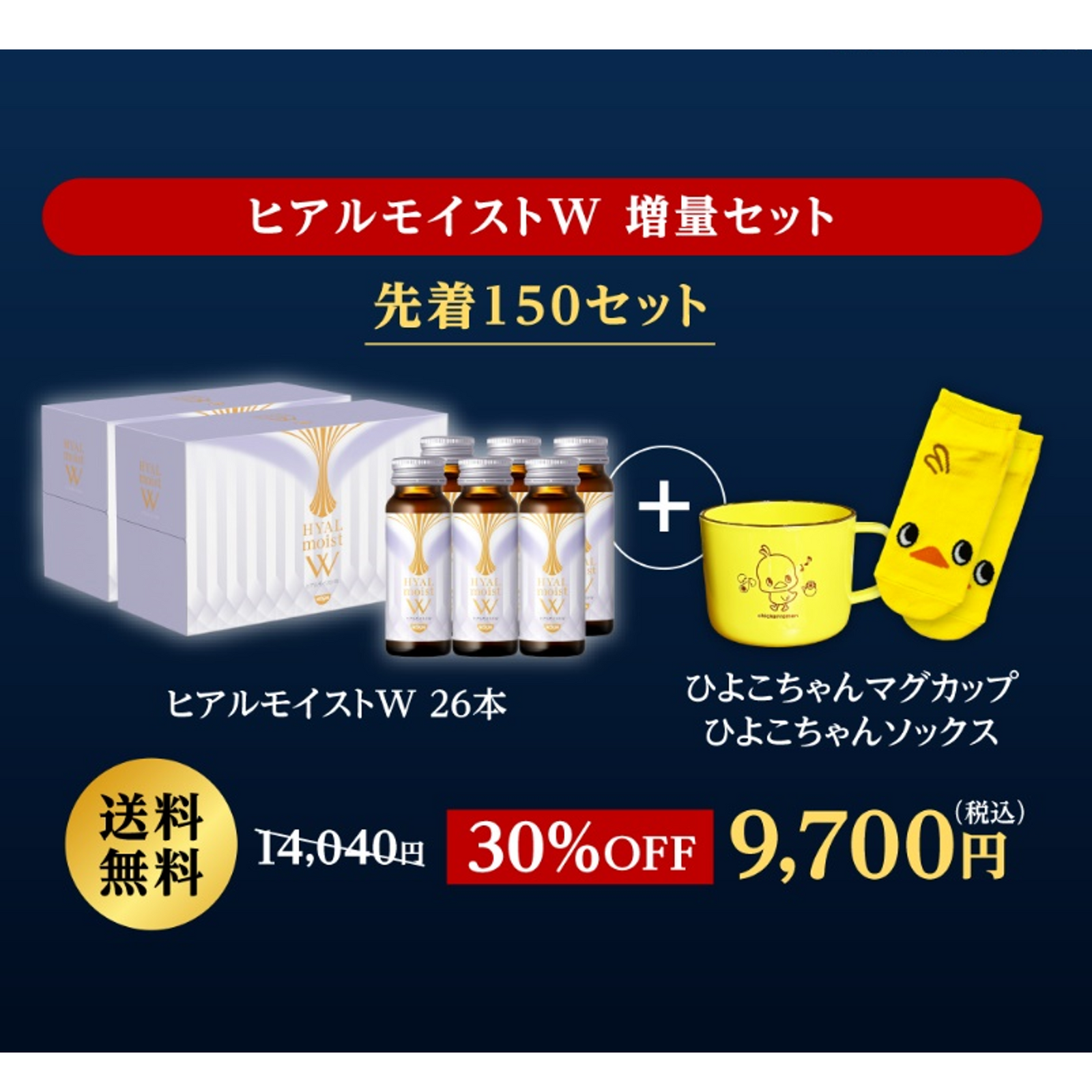 ホリデーコレクション ヒアルモイストW 増量セット – 日清食品グループ