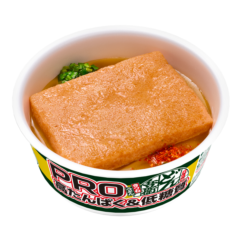 日清のどん兵衛PRO 高たんぱく&低糖質 きつねうどん – 日清食品 日清のどん兵衛PRO 高たんぱく&低糖質 きつねうどん – 日清食品