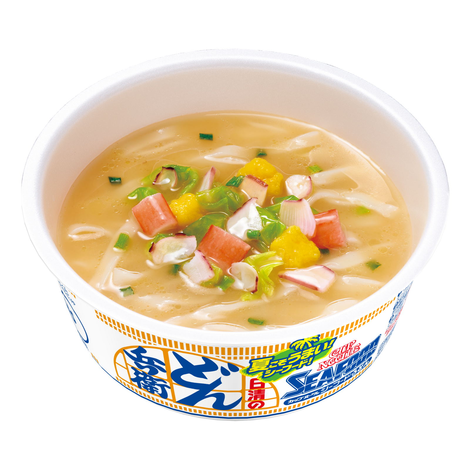 日清のどん兵衛 カップヌードルシーフードうどん – 日清食品グループ