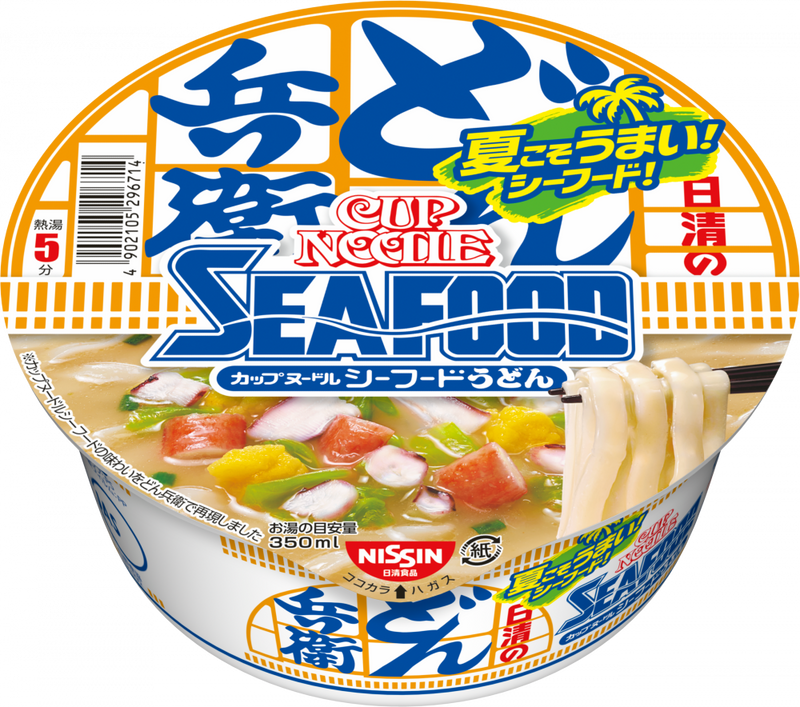 日清のどん兵衛 カップヌードルシーフードうどん – 日清食品グループ