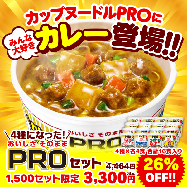 カップヌードルPROセット