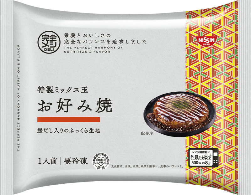 冷凍 完全メシ DELI 特製ミックス玉お好み焼