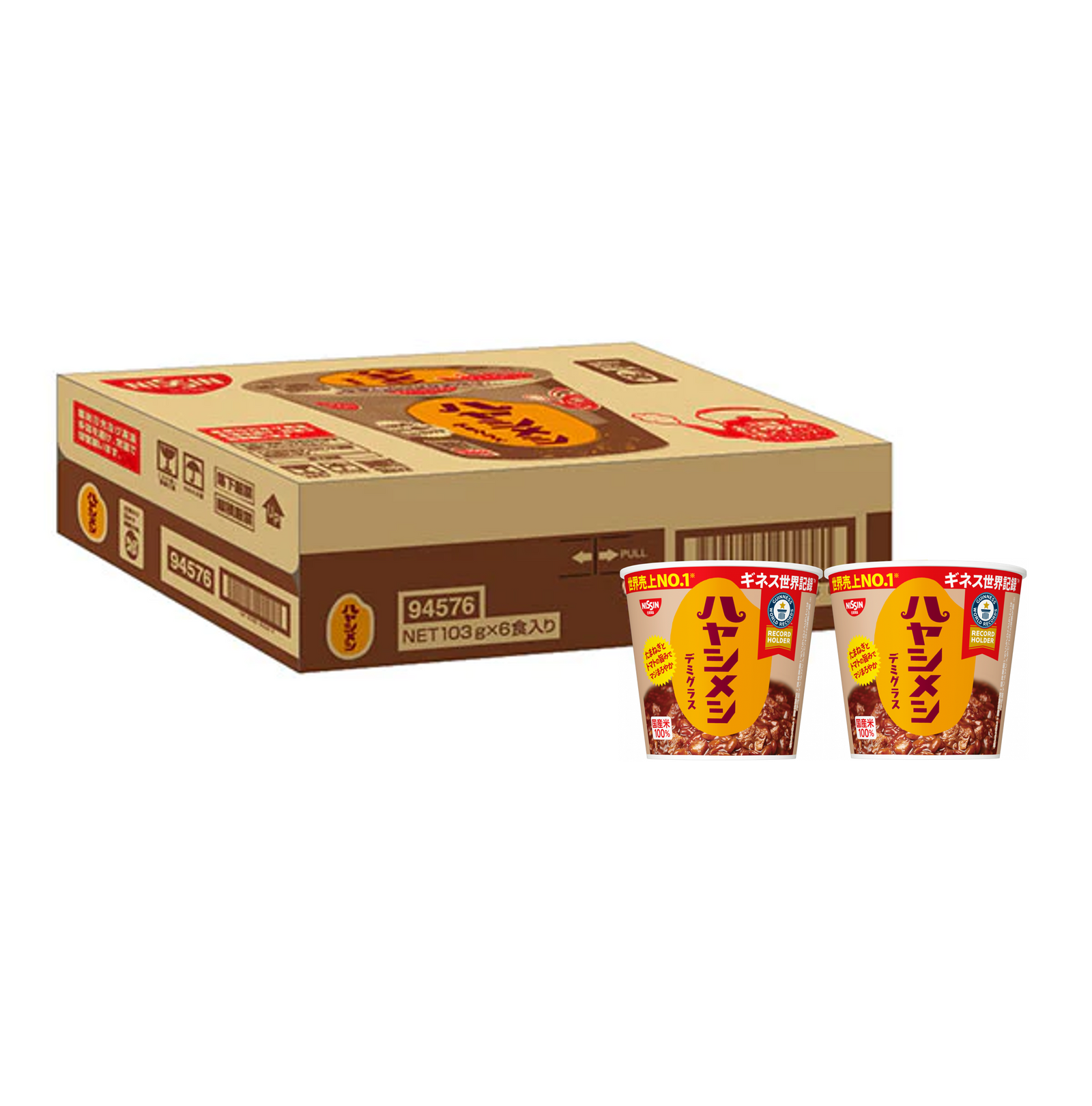 （まとめ）日清食品 日清ハヤシメシ デミグラス103g 1ケース（6食）〔×5セット〕〔代引不可〕 日清食品 ハヤシメシ デミグラス 103g Green Beans | グリーンビーンズ