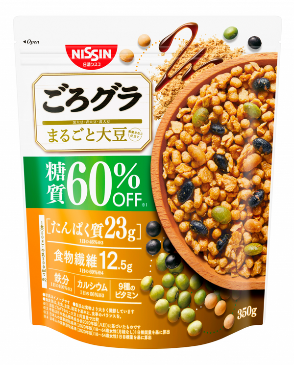 ごろグラ　糖質60%オフ　まるごと大豆　350g