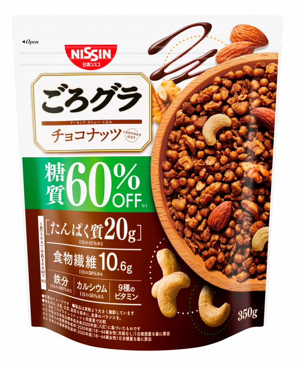 ごろグラ　糖質60%オフ　チョコナッツ　350g