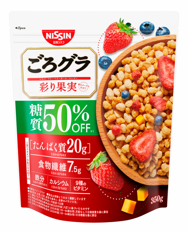 ごろグラ　糖質50%オフ　彩り果実　350g