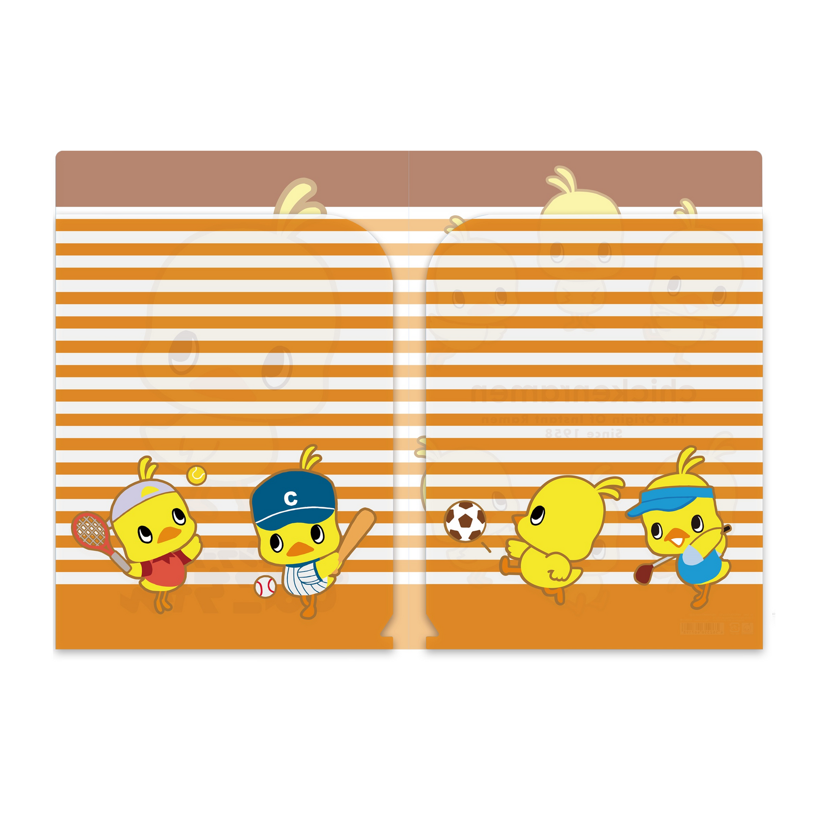 ひよこちゃん Wポケットクリアファイル ボーダー – 日清食品グループ ひよこちゃん Wポケットクリアファイル ボーダー – 日清食品グループ