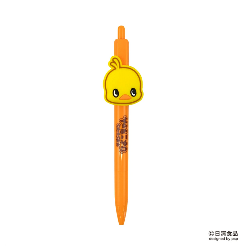 ぴよこ ひよこちゃん マスコット付シャープペン オレンジ – 日清食品
