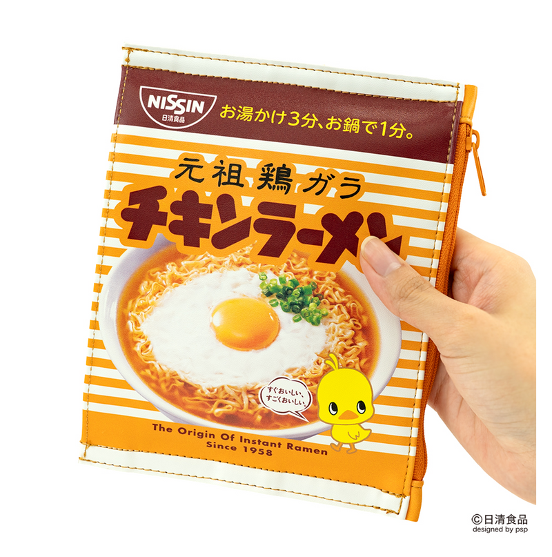 ひよこちゃん 袋型ポーチ チキンラーメン