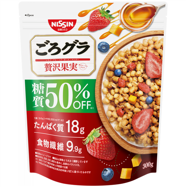 ごろグラ 糖質50%オフ 贅沢果実 300g
