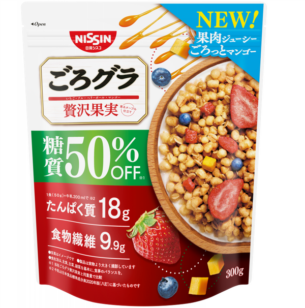 ごろグラ 糖質50%オフ 贅沢果実 300g