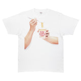 カップヌードル食ってる風Tシャツ メンズ L