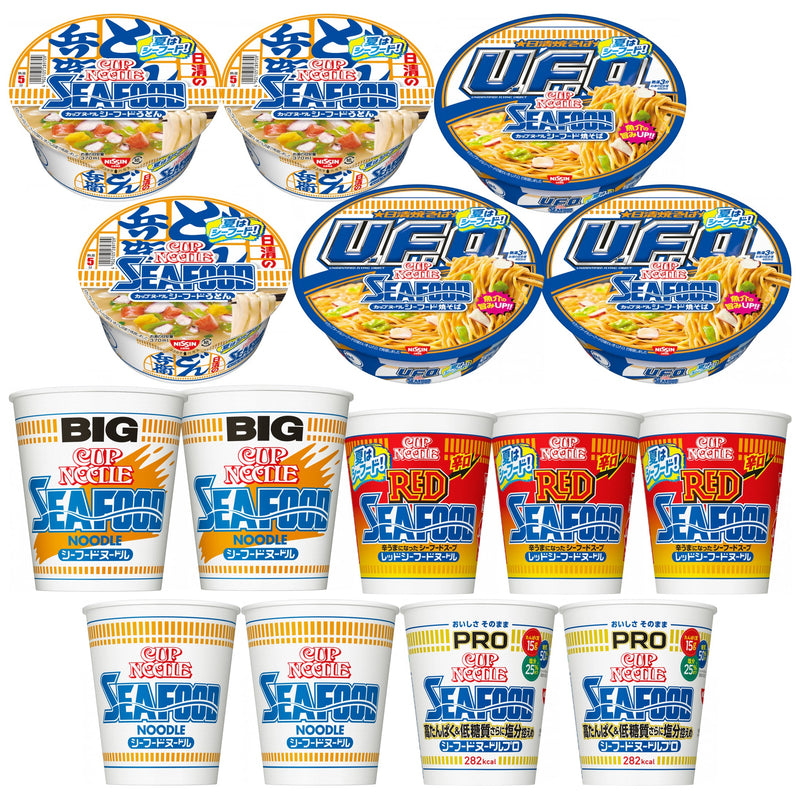 カップめんシーフード味15食セット(賞味期限：2025年12月18日)