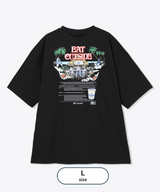 カップヌードル コロンビアコラボTシャツ Basin to Garden. Water Graphic Black Lサイズ
