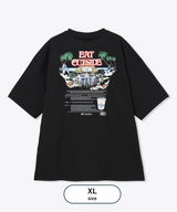 カップヌードル コロンビアコラボTシャツ Basin to Garden. Water Graphic Black XLサイズ