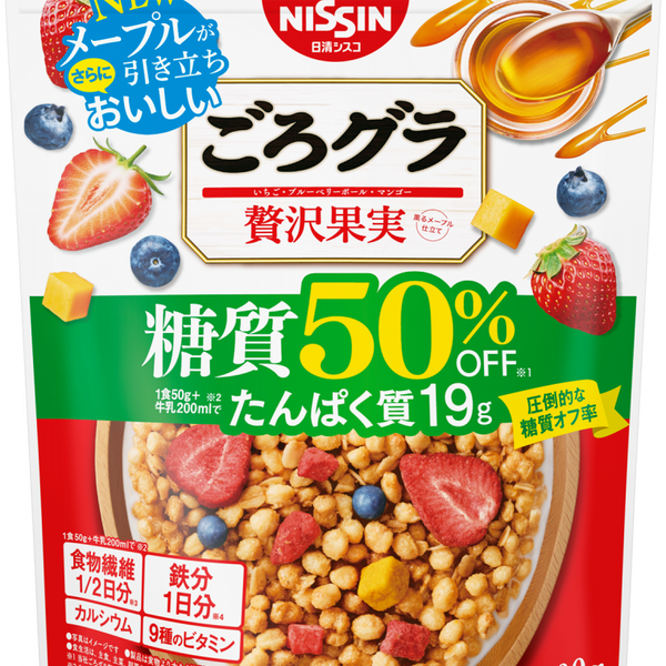 ごろグラ 糖質50％オフ 贅沢果実 – 日清食品グループ オンラインストア