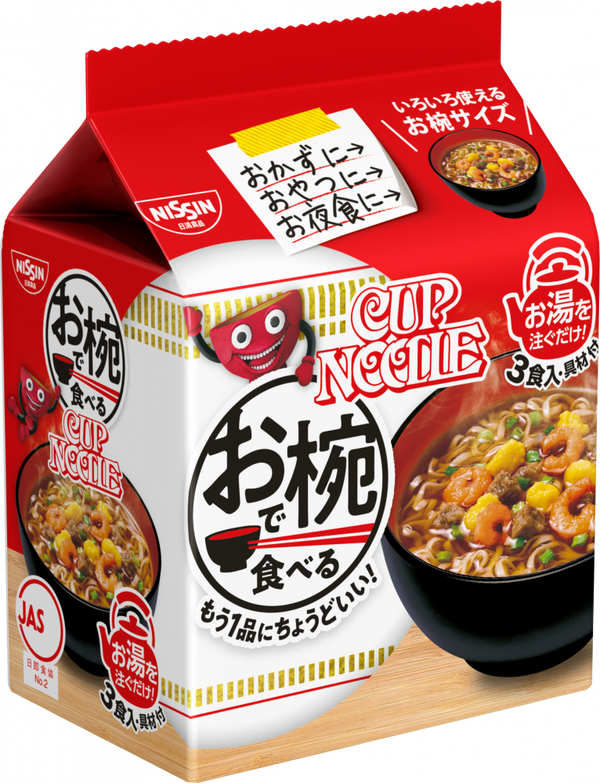 お椀で食べるカップヌードル 3食パック