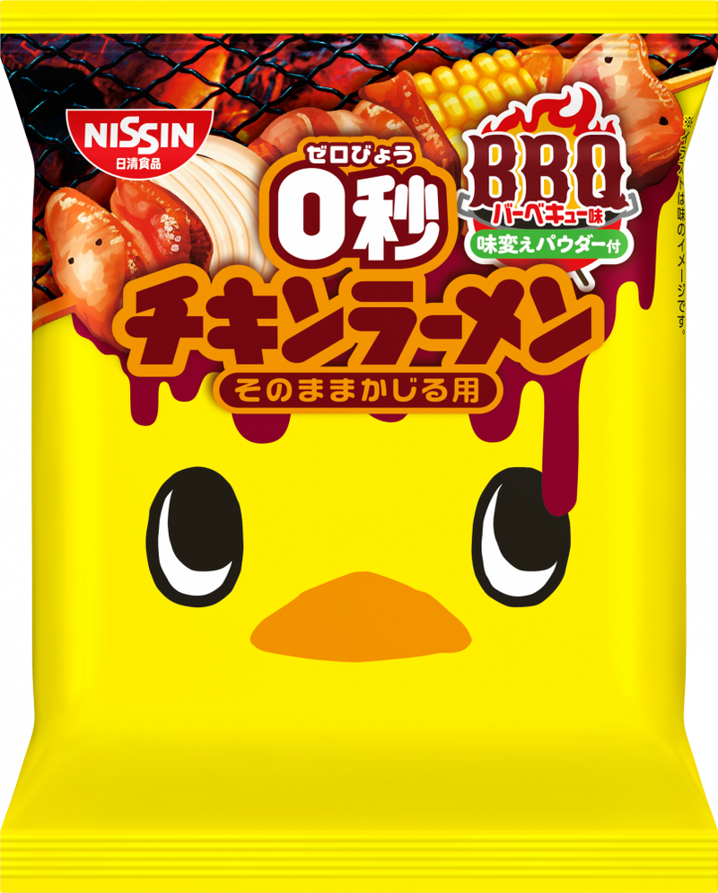 0秒チキンラーメン BBQ味パウダー付