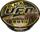日清焼そばBLACK U.F.O. 黒焼そば 焦がしにんにく香るイカスミソース