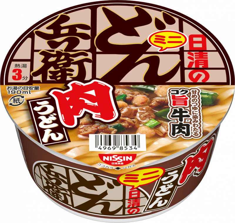 日清のどん兵衛 肉うどんミニ(賞味期限：2026年12月16日) – 日清食品