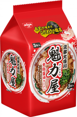 魁力屋監修 背脂醤油ラーメン 3食パック