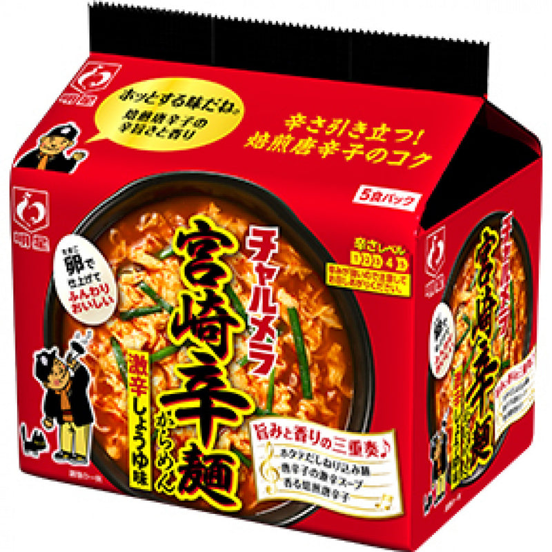 明星 チャルメラ 宮崎辛麺 5食パック