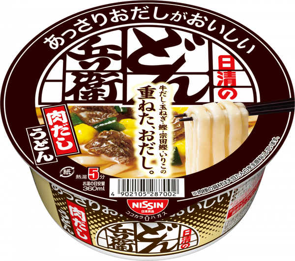 日清のあっさりおだしがおいしいどん兵衛 肉だしうどん