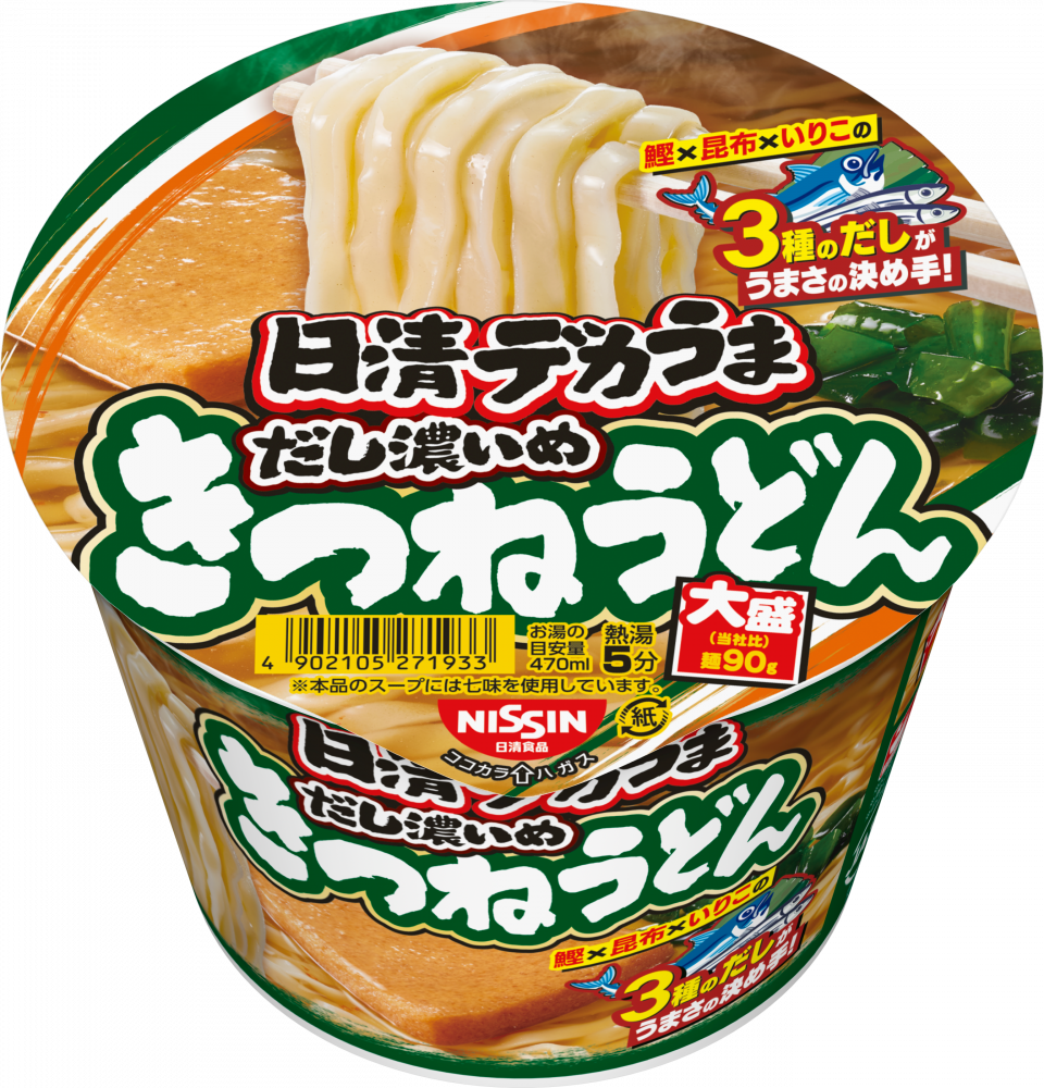 日清デカうま きつねうどんだし濃いめ(賞味期限：2026年08月18日) – 日