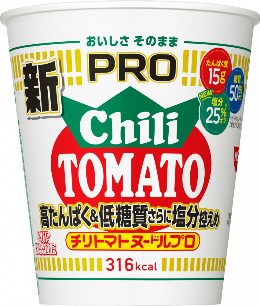 カップヌードルPRO 高たんぱく&低糖質 チリトマト味