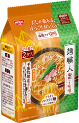 日清麺職人 塩糀コク味噌 2食パック