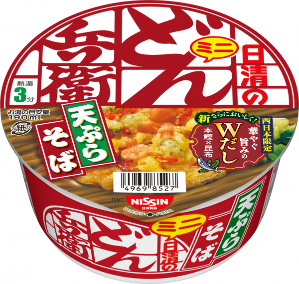 日清のどん兵衛 天ぷらそばミニ [西](賞味期限：2026年08月25日) – 日