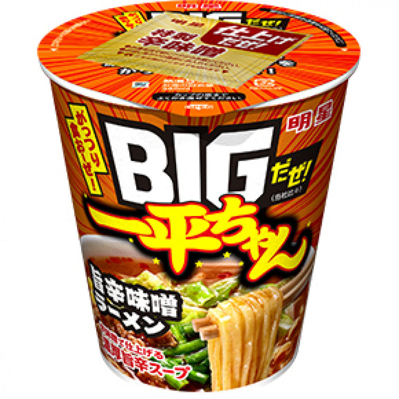 明星 BIGだぜ!一平ちゃん 旨辛味噌ラーメン(賞味期限：2024年10月30日)