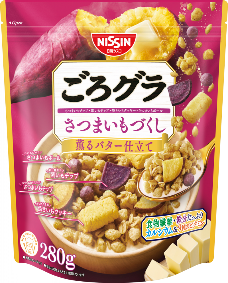 ごろグラ さつまいもづくし 280g(賞味期限：2026年07月31日) – 日清