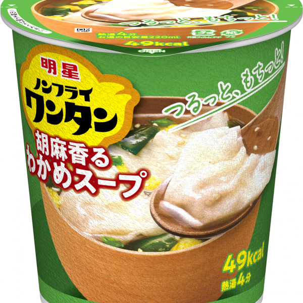 【48個】明星 ノンフライワンタン まとめ売り わかめスープ　しょうゆスープ 明星 ノンフライワンタン わかめスープ – 日清食品グループ オンライン