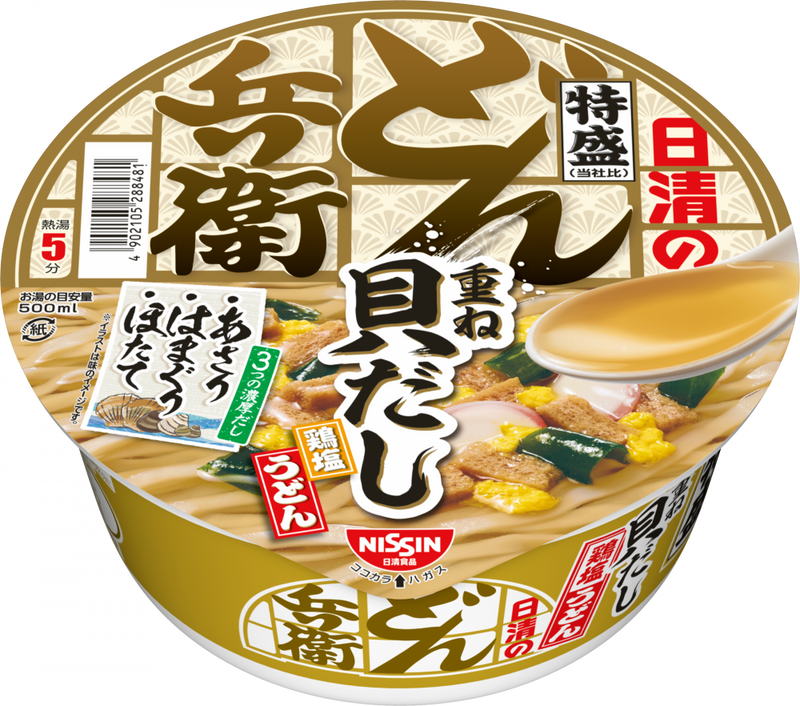 日清のどん兵衛 特盛 重ね貝だし鶏塩うどん