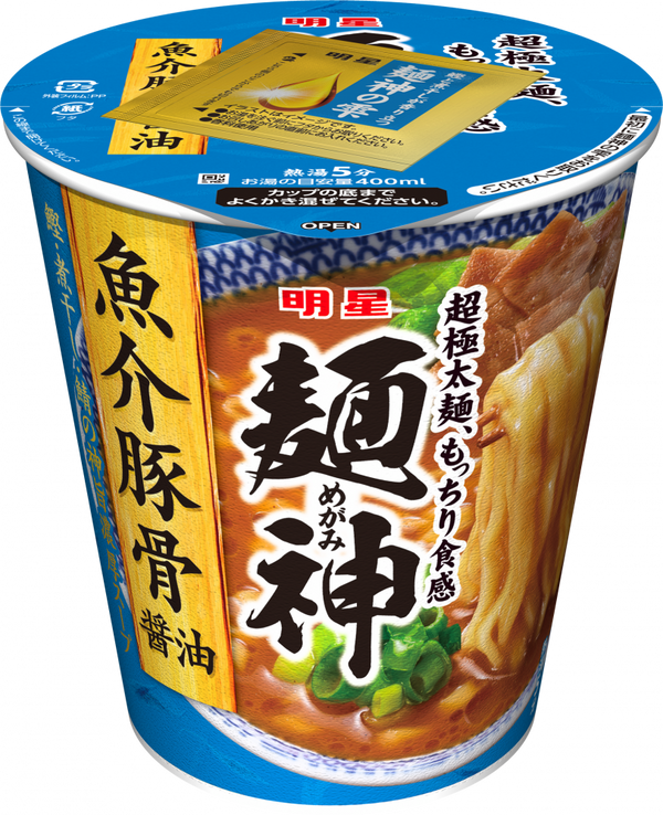 明星 麺神カップ 魚介豚骨醤油