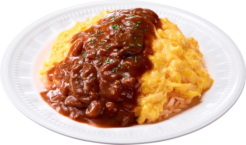 冷凍 完全メシ DELI 　デミソースのふんわりオムライス