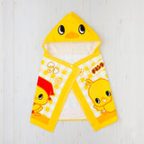 ひよこちゃん おでかけチキラーズ フード付きコンパクトバスタオル
