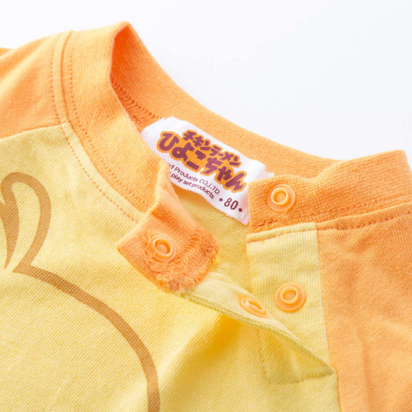 ひよこちゃん Baby/半袖Tシャツ イエロー/80cm