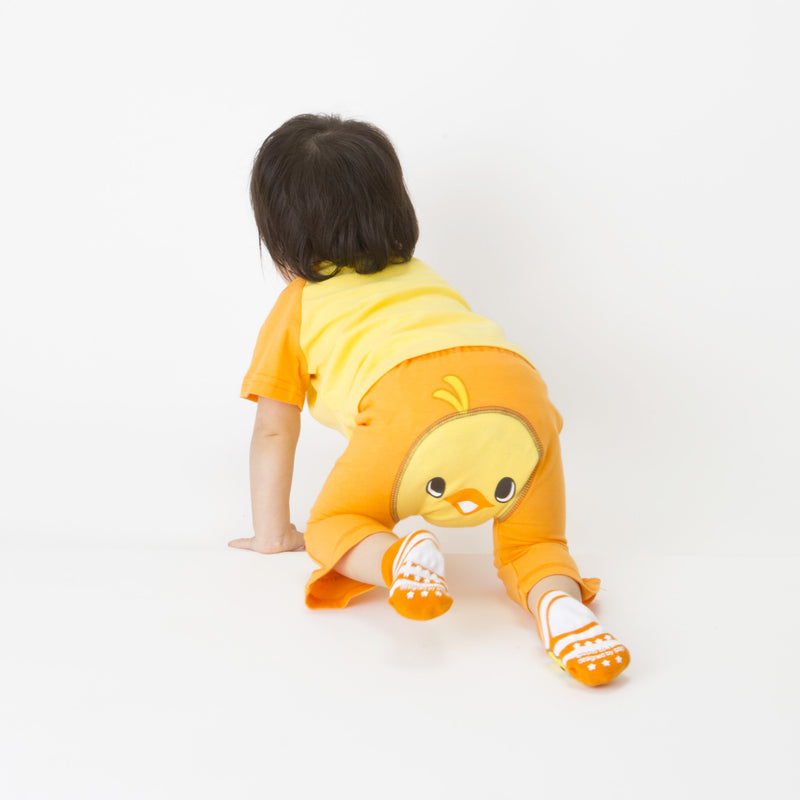 ひよこちゃん Baby/モンキーパンツ オレンジ/80cm