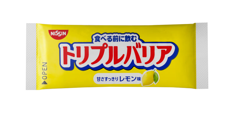トリプルバリア 甘さすっきりレモン味 30本入 – 日清食品グループ 