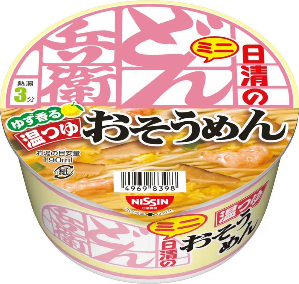 日清どん兵衛ミニ ７２個一蘭ラーメン２個　UFO焼きそば1個　合計７６個セット 日清のどん兵衛 温つゆおそうめんミニ – 日清食品グループ オンライン