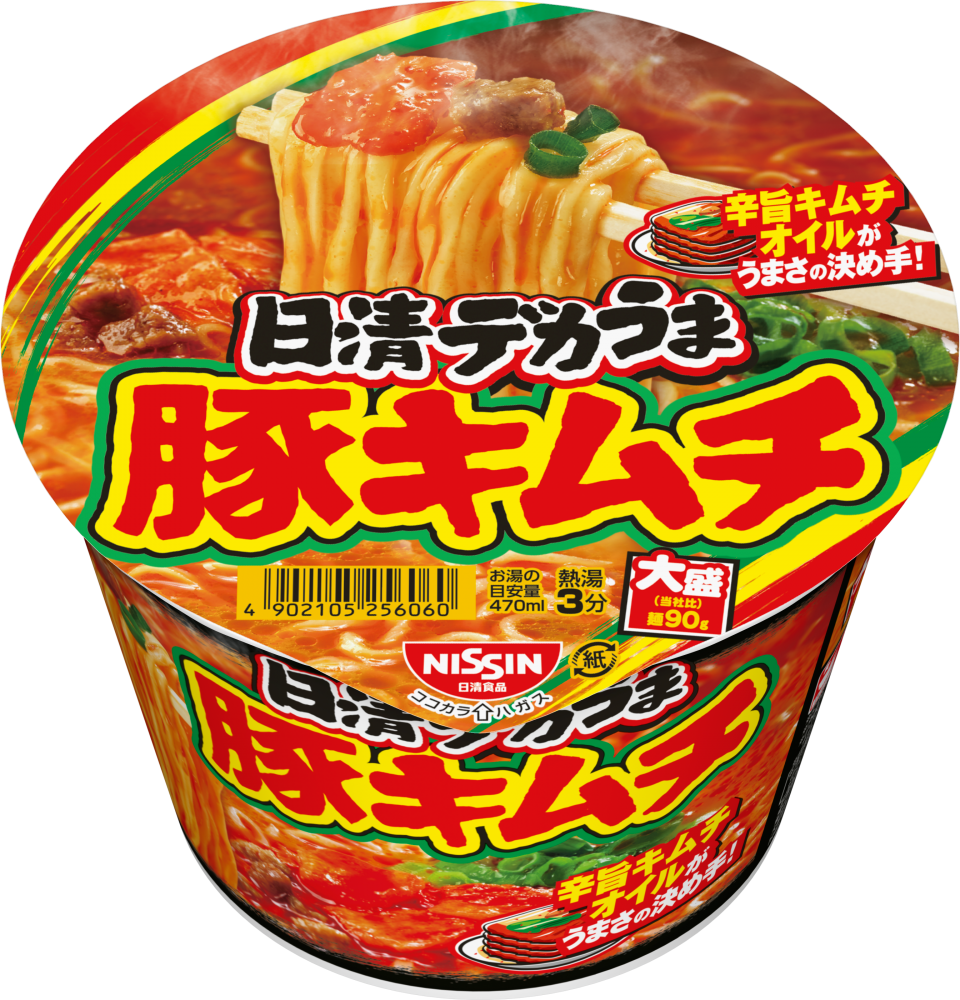 日清デカうま 豚キムチ – 日清食品グループ オンラインストア